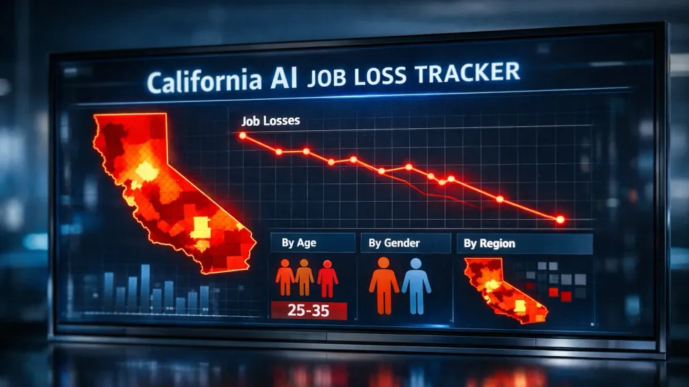 California Launches Public Tracker for AI‑Linked Job Losses