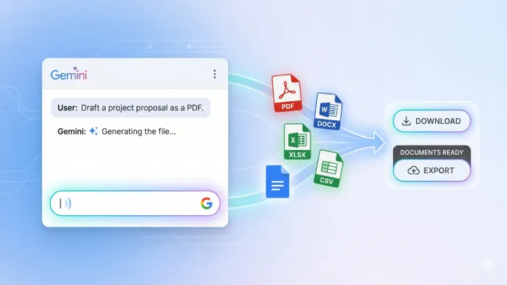 Google Expands Gemini with Built‑In File Generation Tools
